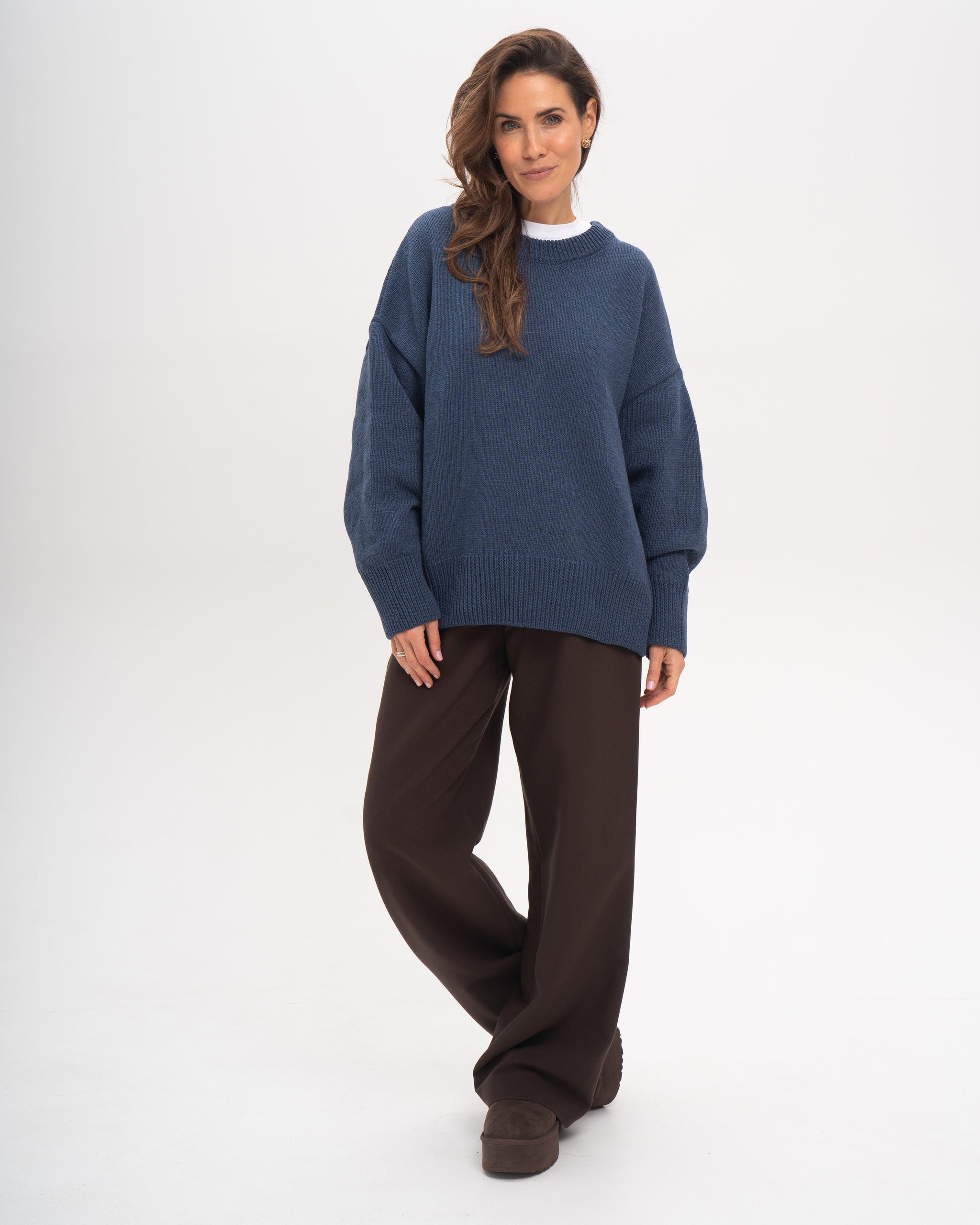 Sweter LIVIA jeansowy