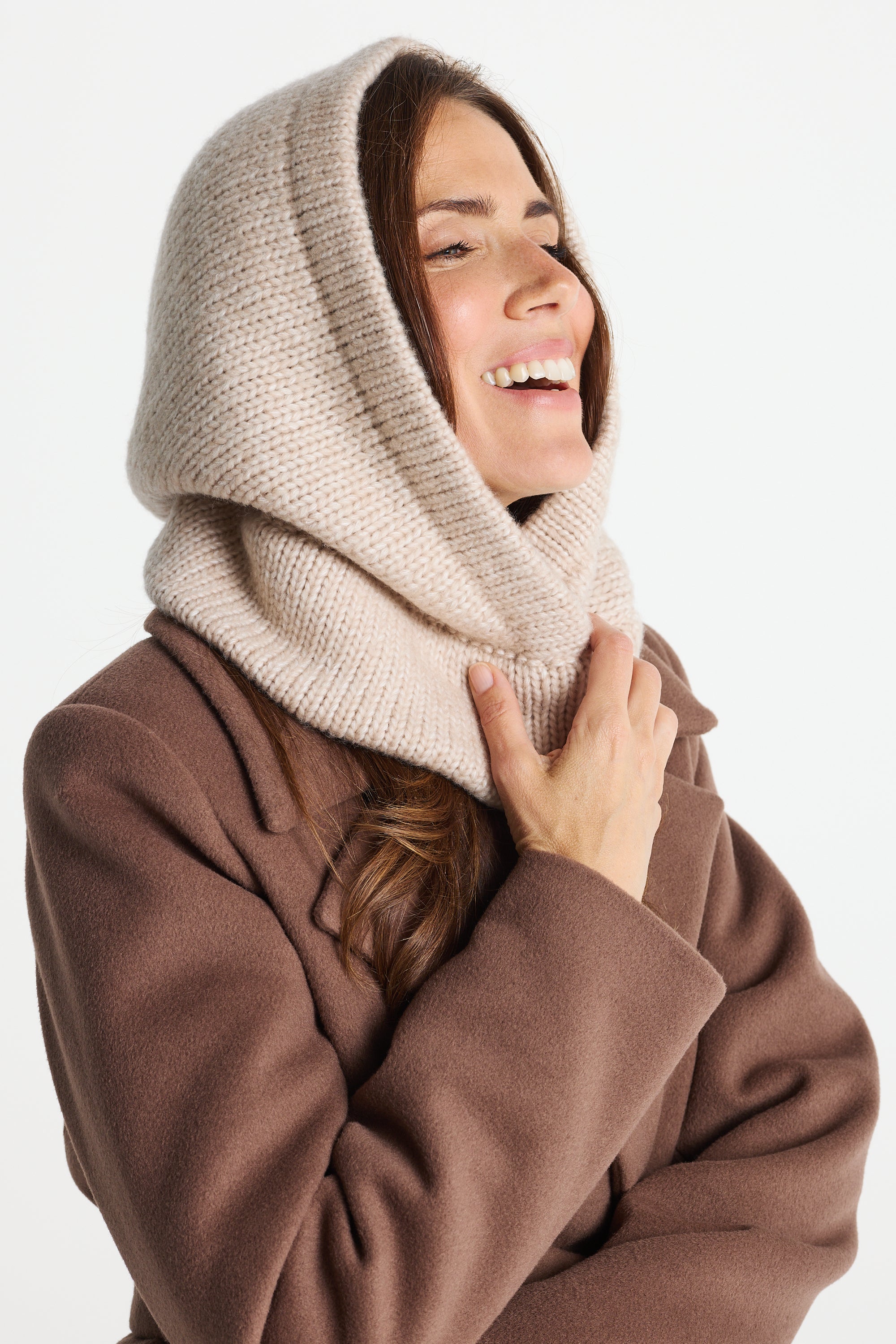 Balaclava beż