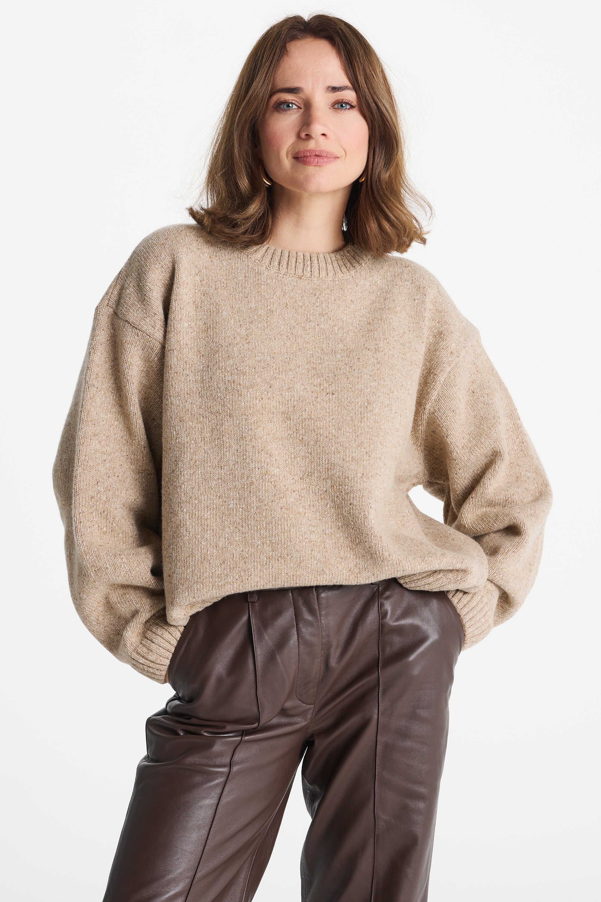 Sweter LIVIA jasny beż