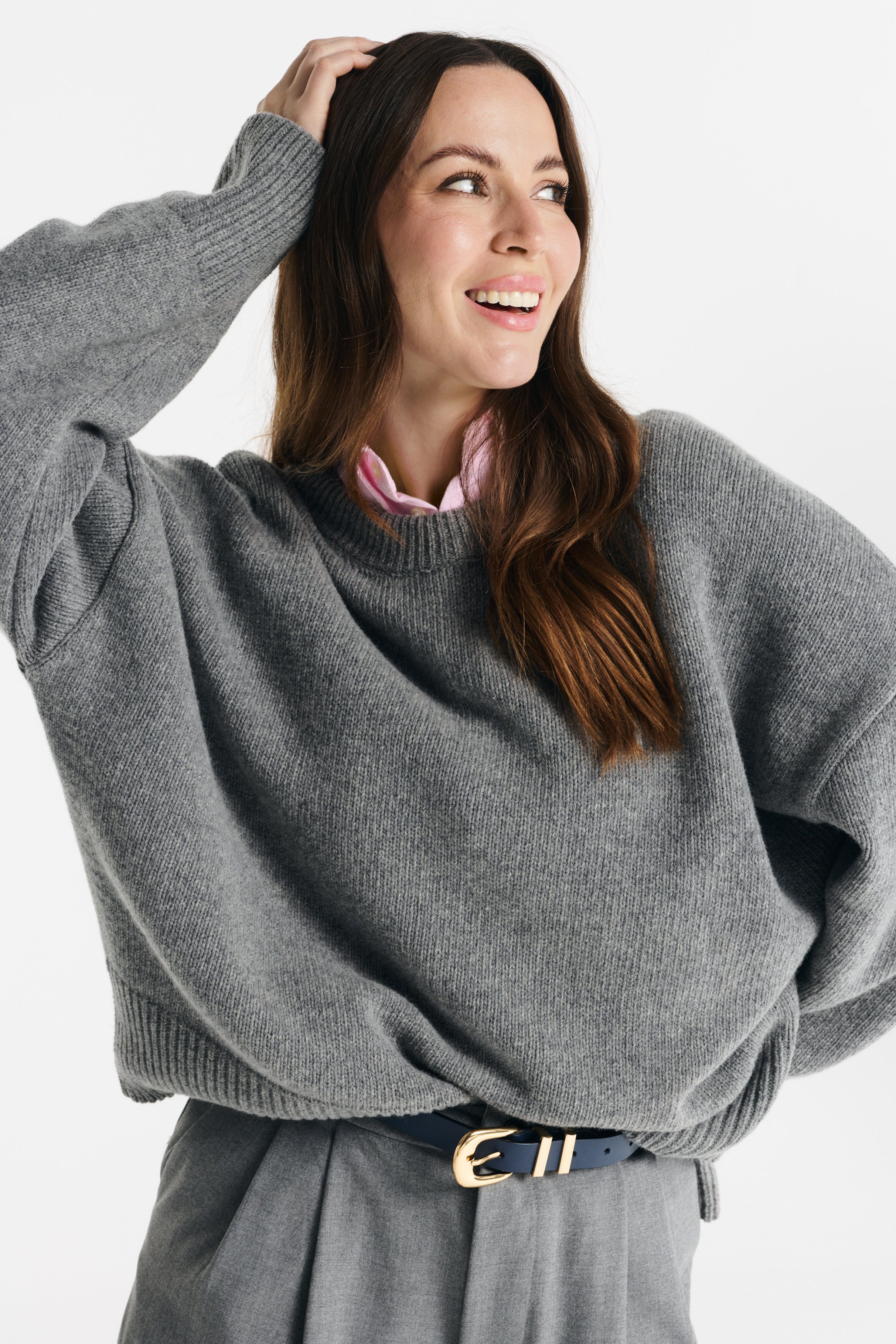 Sweter LIVIA szary