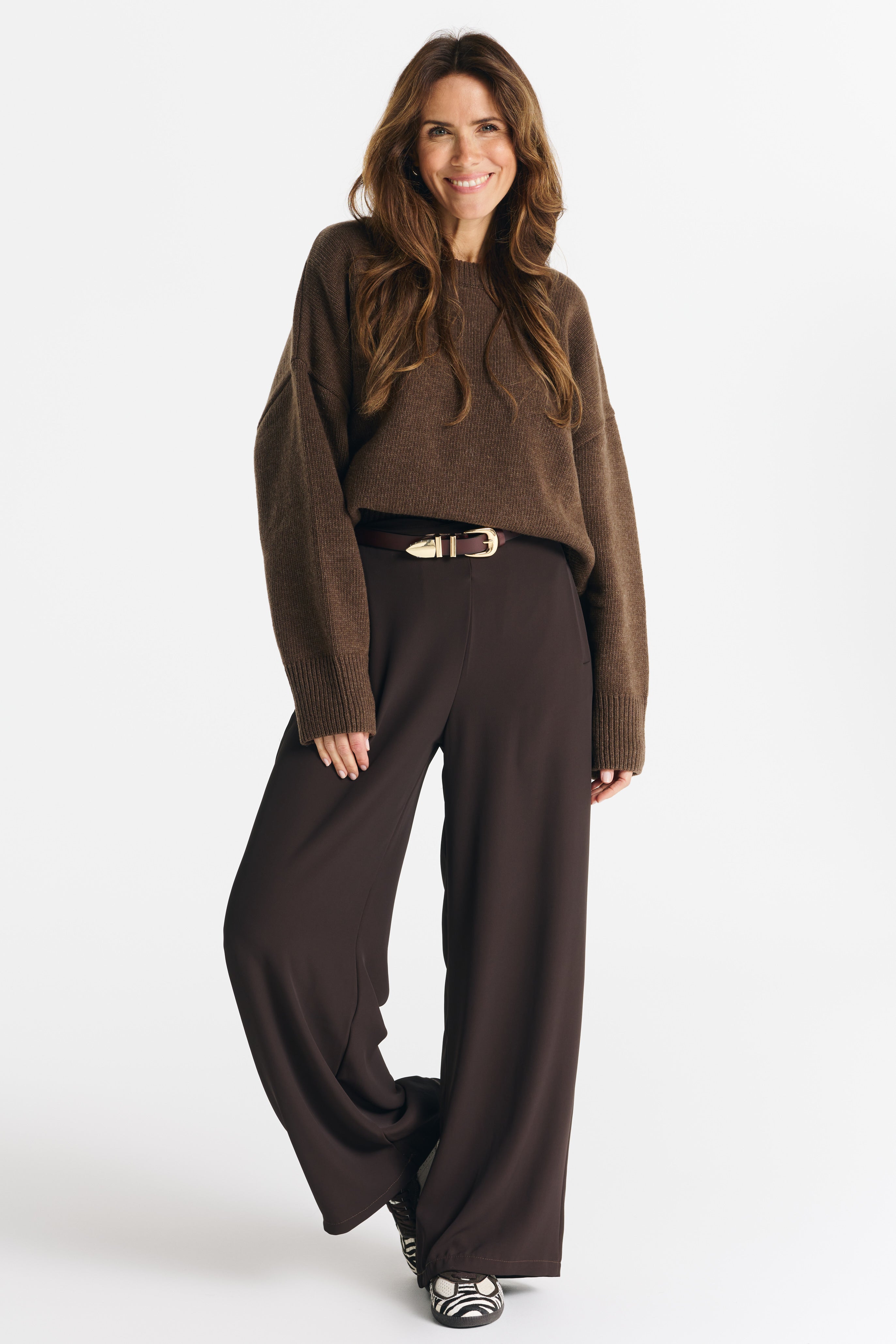 Sweter LIVIA czekoladowy
